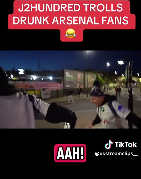 Drunk Arsenal Fans React to Tottenham Banter