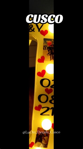 Lámparas Personalizadas para San Valentín en Cusco