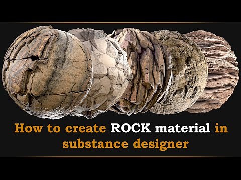 How to create ROCK material in substance designer