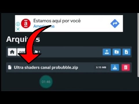 como colocar shaders no sevidor do aterno
