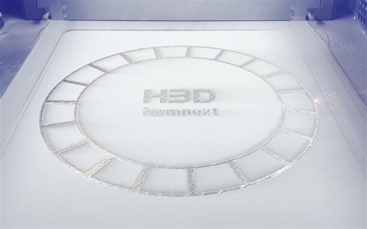 HBD E500金属增材制造装备打印过程