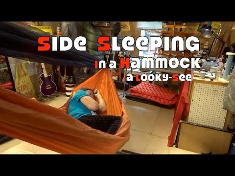 Side Sleeping in a Hammock...a looky-see