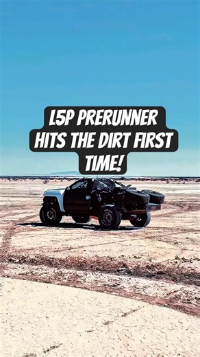 GMC L5P duramax prerunner hits the dirt for the first time #duramax #offroad