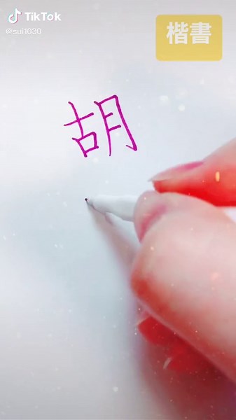 胡蝶 Kanji Writing with 3 Styles | 楷書 行書 草書