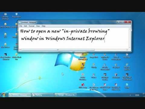 In-Private Browsing in Windows Internet Explorer