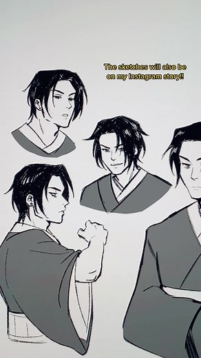 Jujutsu Kaisen Anime Character Sketches | Digital Art Compilation