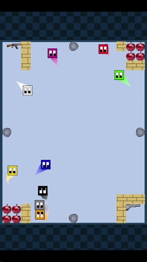 Satisfying Square Fight: Bouncing and ASMR Sounds