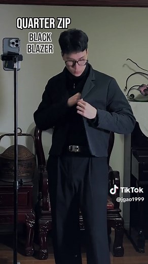 The quarter zip shirt has to be the best invention on the planet ong #fashion #aesthetic