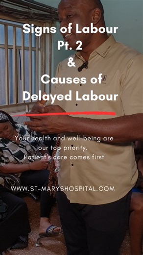 1.5K reactions · 45 shares | Interaction Session: Doctor Discusses with Expectant Mothers- Signs of Labour (Pt. 2) and Causes of Delayed Labour #expectantmother #pregnancyjourney #antenatalcare #stmaryshospitalandmaternityabakpa #medical #healthcarewithcompassion | St. Mary's Hospital & Maternity | Facebook