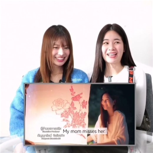 Filming reaction video ❌ Flexing each other's Mom ✅✅✅ #4Elements #AppleLapisara #Mimpanthita #shorts