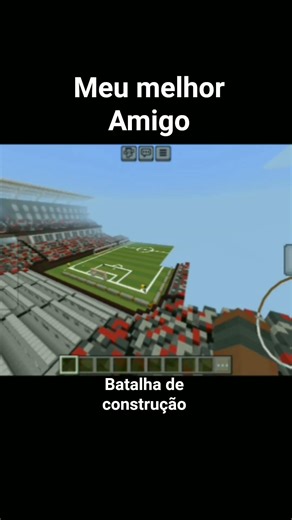 Eu: 🏠 vs Meu amigo: 🏟 | Minecraft Build Battle