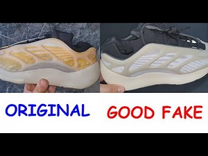 Real vs fake Yeezy 700 V3. How to spot fake Adidas Yeezy 700 sneakers