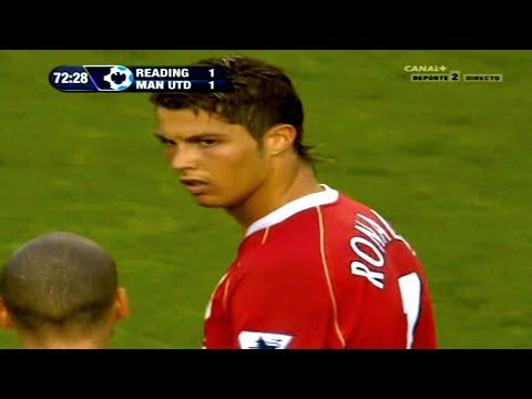 Cristiano Ronaldo Vs Reading Away 06-07 (English Commentary)