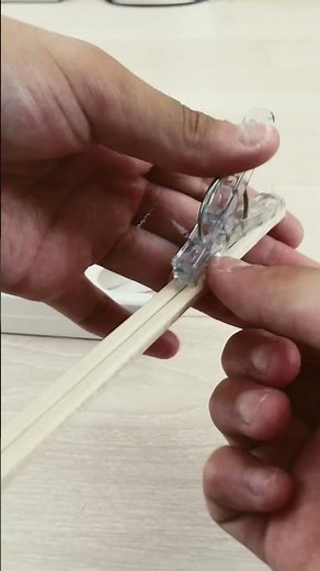 割り箸で作った輪ゴム銃 作り方簡単