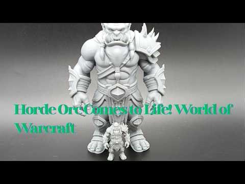 Horde Orc Comes to Life! World of Warcraft 3D Print FMD Bambulab P2S