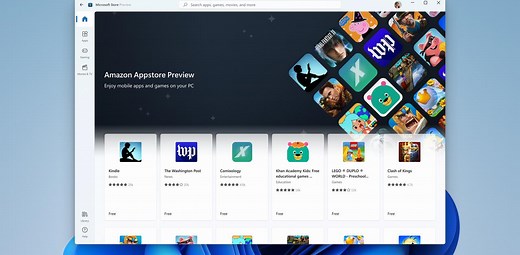 Windows 11のベータ機能でAndroidアプリが試せるよ