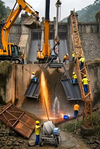 British Era Stone Dam Restored After 150 Years | India Infrastructure Revival #shorts #construction