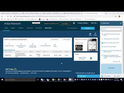 My First Ariba Email Purchase Order