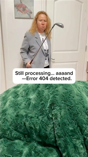 Still processing… aaaand—Error 404 detected.😎 #lol #funny #familyfun #prank #relatable #funnycouple
