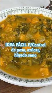 Christmas Challenge: Fat-burning, low-sugar, liver-cleansing soup. Creamy lentil soup. Easy recip...