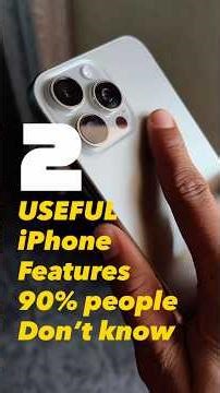 2 Hidden iPhone Features You Never Knew! 😳📱 #iOS26 #iPhoneTricks