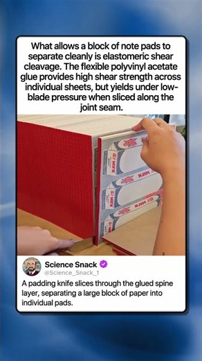 HOW NOTE PADS ARE SEPARATED