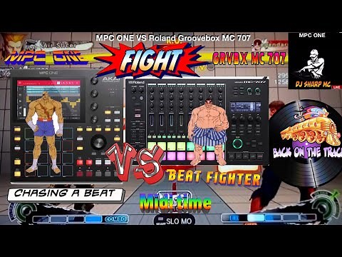 AKAI MPC ONE - #182 MPC One VS Roland GRVBX mc707 Chasing a beat, #MPC, #MPC_ONE, #DJ_SharpMC_LIVE