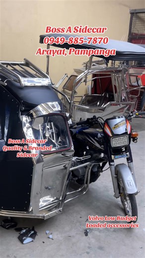 Sulit ka dito sa Boss A! 👍 📍GOOGLE MAPS: BOSS “A” SIDECAR 571 Purok 7, Brgy. Buensuceso, Arayat, Pampanga 💯 Trusted since 2011 ‼️ ☎️O949-885-787O #brandedsidecar #bossasidecar #pampangasidecar #fypviral | Boss "A" Sidecar