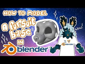 How to 3D Model a Fursuit Head Base in Blender