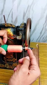 How to unwind a spool of thread. #shorts