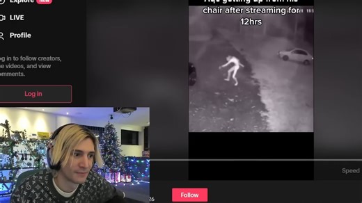 xQc难绷“连续直播12小时后的xQc”