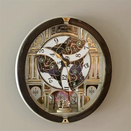 Seiko Melodies in Motion Wall Clock With 40 Songs & Rotating Display - Etsy