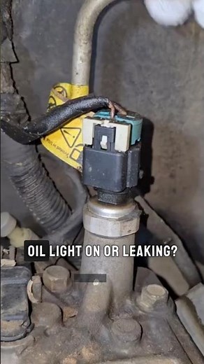 Stop The Leak! GMC Oil Sensor Hack #car #mechanic