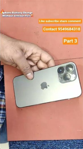 Iphone 14 pro max Original Battery replacement #shorts #viral #trending #funny #love #song #music#dj