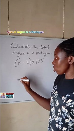 Sum of angles in a Pentagon #angle #maths