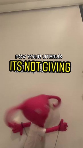 Animated Red Puppet in Funny TikTok Skit