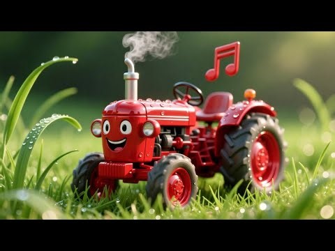 The Tractor Goes Vroom | Farm Vehicle Rhyme for Kids | Nursery Rhymes & Songs for Children