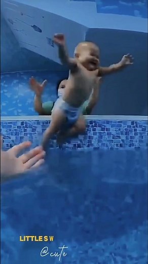 Cute Funny Baby Swimmer 🏊😂 | Cutest Baby Moments
