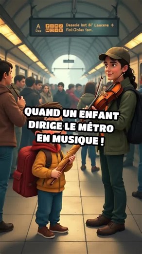Un petit chef d’orchestre improvise au métro Saint-Lazare ! Découvrez ce moment inattendu et magique. #Paris #Métro #Enfance #Musique #Insolite #Tendresse #HistoireVraie Merci d’avoir souri avec nous aujourd’hui ! Chaque jour dans Paris, un enfant dit ou fait quelque chose d’unique, drôle ou touchant… et on est là pour le raconter. 💬 Abonne-toi pour ta dose régulière de rires, d’émotion et de petites perles d’innocence. 🔔 Active la cloche pour ne pas rater les prochaines aventures de nos mini-