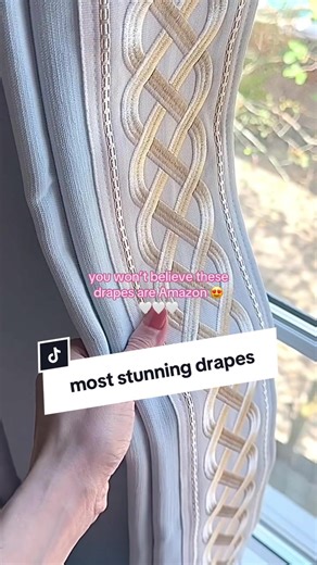 Stunning Home Decor Drapes Available in Cream