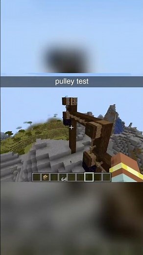 pulley test #minecraft #supplementaries