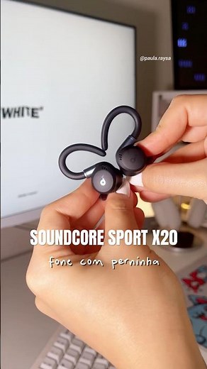 fone ótimo pra correr e praticar esportes ✨🎧 SOUNDCORE SPORT X20