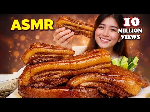 🥓 Crispy Pork Eating ASMR 🔥 Juicy Crunchy Sound | Relaxing Food ASMR