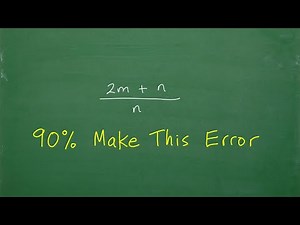 Why 90% of math students get this WRONG
