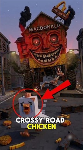 😱 WHO IS THE CROSSY ROAD CHICKEN RUNNING AWAY FROM?
