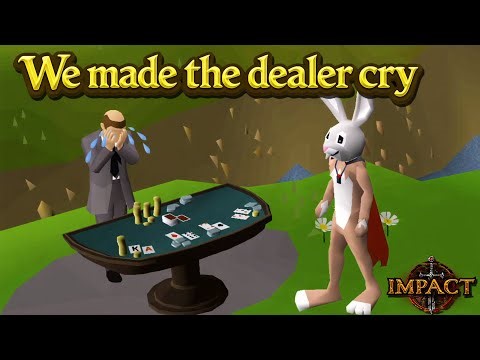 I HIT THE MOST INSANE BLACKJACK STREAK EVER (NO JOKE) - Impact OSRS RSPS