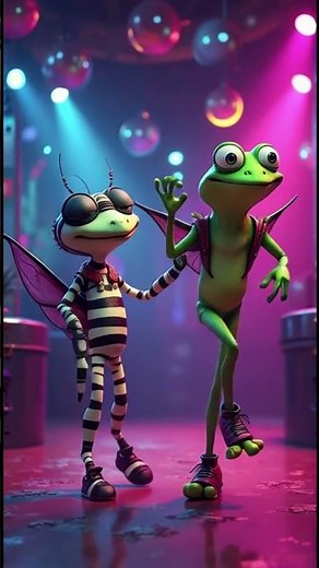 frog dance challenge | froggy animation | crazy frog dance |