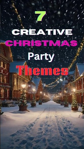 7 Creative Christmas Party Themes. #christmaspartyideas #christmasdecor #partyplanningtips