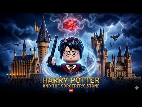 Harry Potter and the Sorcerer’s Stone (2001) in LEGO Minifigure Style 🧙‍♂️✨ The Magic Begins