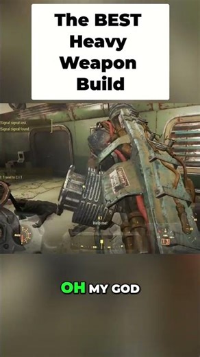 Fallout 4: The BEST Heavy Weapon Build #fallout #gaming #fallout4